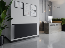 Mexen CVH10 Хигиеничен панелен радиатор 600 x 1400 мм, долно свързване, 874 W, антрацит - W610H-060-140-66