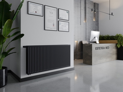 Mexen CVH20 Хигиенен панелен радиатор 300 x 600 mm, долно свързване, 382 W, антрацит - W620H-030-060-66