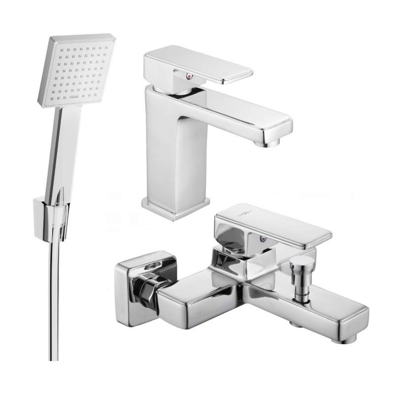 Mexen Cetus Комплект за вана R45, хром - 744303R45-00