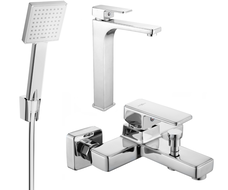 Mexen Cetus Комплект за вана R45, хром - 744313R45-00