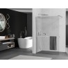 Mexen Kioto+ параван за душ с рафт Walk-in 125 x 200 см, прозрачен, хром - 800-125-121-01-00