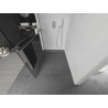 Mexen Kioto+ параван за душ с рафт Walk-in 125 x 200 см, прозрачен, хром - 800-125-121-01-00