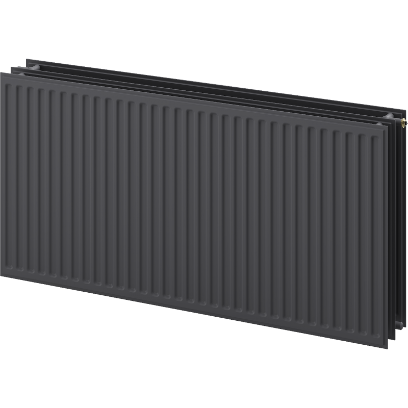 Mexen CVH30 Хигиеничен плочест радиатор 500 x 1200 мм, долно свързване, 1556 W, антрацит - W630H-050-120-66