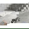 Правоъгълно душово корито Mexen Hugo SMC 130 x 70 см, бяло, inox капак - 42107013-X