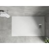 Mexen Hugo правоъгълен душ поднос SMC 160 x 70 см, бял, inox капак - 42107016-X