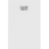 Mexen Hugo правоъгълен душ кабина SMC 120 x 90 см, бял, капак inox - 42109012-X
