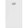 Mexen Hugo правоъгълна душ кабина SMC 140 x 90 см, бяла, инокс маска - 42109014-X