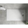 Mexen Hugo правоъгълна душ кабина SMC 140 x 90 см, бяла, инокс маска - 42109014-X
