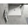 Mexen Hugo правоъгълно корито SMC 130 x 100 см, бяло, inox капак - 42101013-X