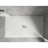 Mexen Hugo правоъгълна плоча за душ SMC 160 x 100 см, бял, покритие inox - 42101016-X