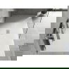 Mexen Hugo правоъгълен душапарат SMC 170 x 100 cm, бял, покритие инокс - 42101017-X