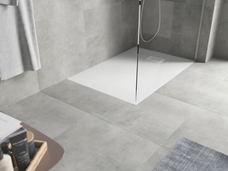 Mexen Hugo правоъгълен поддушов корито SMC 110 x 70 cm, бял, бяла маска - 42107011-W