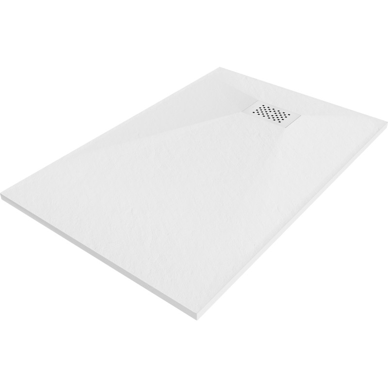 Mexen Hugo правоъгълно душово корито SMC 110 x 80 см, бяло, бяла капачка - 42108011-W