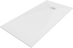 Mexen Hugo правоъгълна корито SMC 170 x 80 cm, бял, бял капак - 42108017-W