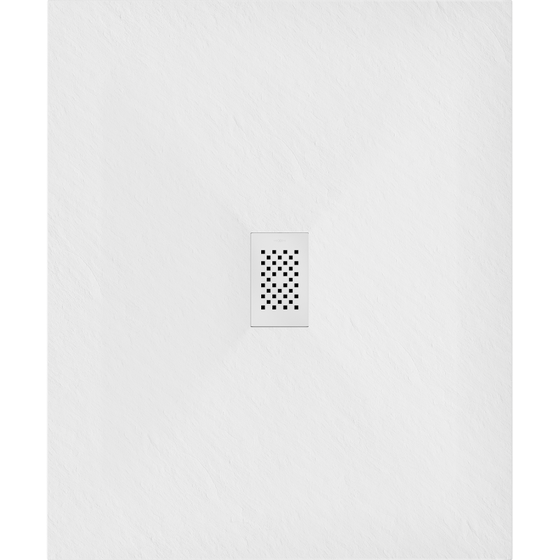 Mexen Hugo правоъгълен поддушов ултратънък 120 x 100 cm, бял, капак бял - 42101012-W