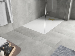 Mexen Hugo правоъгълно корито SMC 110 x 70 cm, бяло, златен капак - 42107011-G