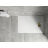 Mexen Hugo правоъгълна душ кабина SMC 120 x 70 см, бяла, златен капак - 42107012-G