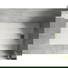 Mexen Hugo правоъгълен душ кабина SMC 160 x 70 см, бял, златна решетка - 42107016-G