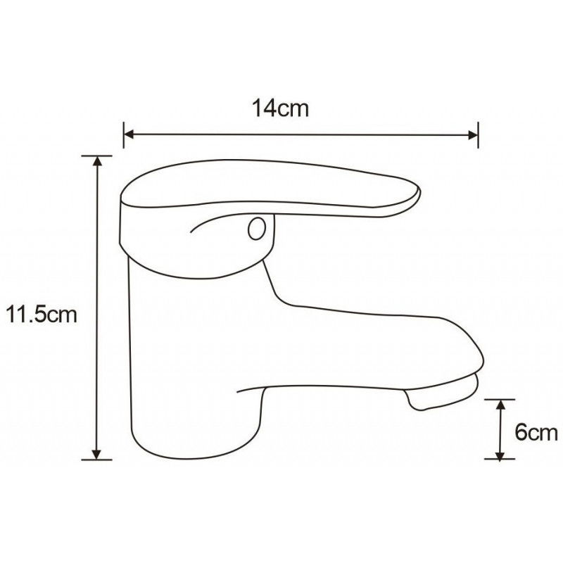 Mexen Erica R05 комплект за вана, черен - 746403R05-70