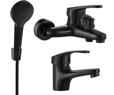 Mexen Erica R05 комплект за баня, черен - 746403R05-70