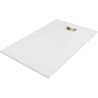Mexen Hugo правоъгълно корито SMC 150 x 90 cm, бяло, златен капак - 42109015-G