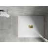 Mexen Hugo правоъгълна душкабина SMC 120 x 100 см, бяла, златен капак - 42101012-G
