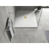 Mexen Hugo правоъгълна душкабина SMC 120 x 100 см, бяла, златен капак - 42101012-G