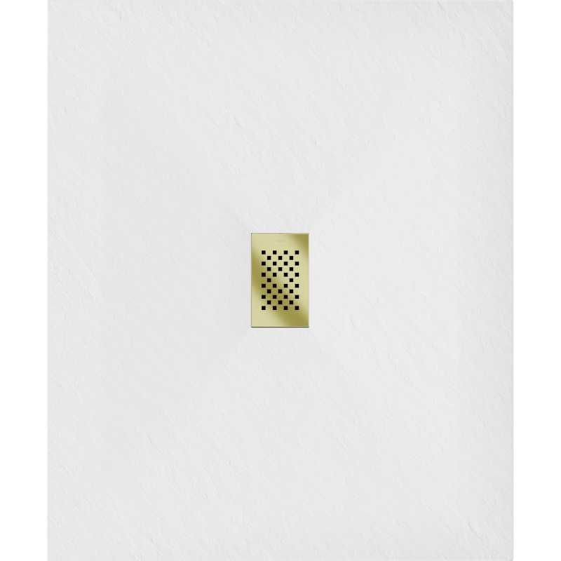 Mexen Hugo правоъгълна душ кабина SMC 120 x 100 см, бяла, златна капачка - 42101012-G