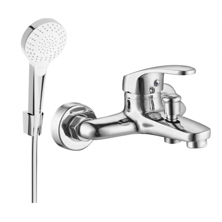 Mexen Erica R05 смесител за вана с душ комплект, хром - 74643R05-00