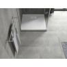 Mexen Hugo квадратен душ кабина SMC 80 x 80 см, бял, бял капак - 42108080-W