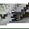Хигиеничен плосък радиатор Mexen CVHF20 600 x 1500 mm, долно свързване, 1505 W, антрацит - W620HF-060-150-66