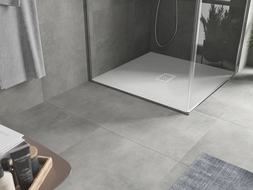 Mexen Hugo Квадратен душ подложка SMC 100 x 100 см, бял, бяла маскировка - 42101010-W