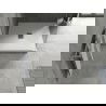 Mexen Hugo квадратен душ кабина SMC 100 x 100 см, бял, покривна решетка inox - 42101010-X