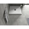 Mexen Hugo квадратен душов под SMC 100 x 100 см, бял, инокс покритие - 42101010-X