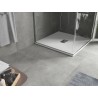 Mexen Hugo квадратен душ поднос SMC 100 x 100 см, бял, инокс капак - 42101010-X