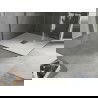 Mexen Hugo квадратен душ кабина SMC 100 x 100 см, бял, покривна решетка inox - 42101010-X