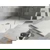 Mexen Hugo правоъгълен поддушник SMC 160 x 100 см, бял, маскировка инокс - 42101016-X