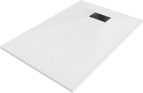 Mexen Hugo правоъгълно корито SMC 120 x 70 см, бяло, черен капак - 42107012-B