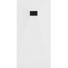 Mexen Hugo правоъгълен поддушов коритo SMC 170 x 80 cm, бял, черен капак - 42108017-B