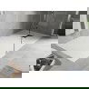 Mexen Hugo правоъгълен поддушов коритo SMC 170 x 80 cm, бял, черен капак - 42108017-B