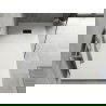 Mexen Hugo правоъгълен душ кабина SMC 180 x 80 см, бял, черен капак - 42108018-B