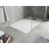 Mexen Hugo правоъгълно душово корито SMC 140 x 90 cm, бяло, черен капак - 42109014-B