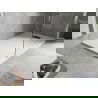 Правоъгълно поддушово корито Mexen Hugo SMC 160 x 90 cm, бяло, черен капак - 42109016-B