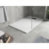 Mexen Hugo правоъгълна душ кабина SMC 140 x 90 см, бяла, черен капак - 42109014-B