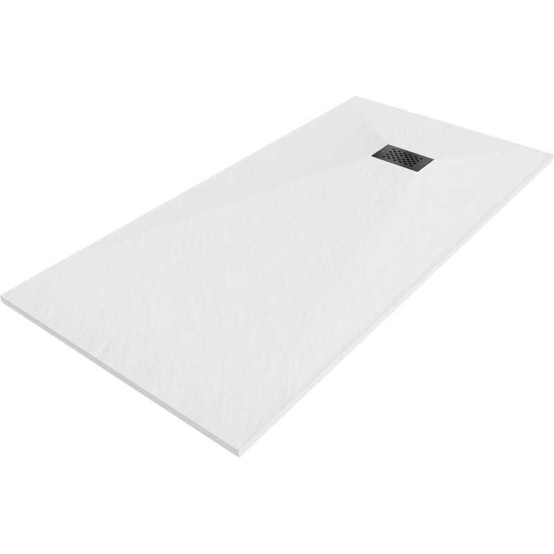 Mexen Hugo правоъгълна душ кабина SMC 170 x 90 см, бяла, с черно покритие - 42109017-B