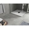Mexen Hugo квадратен душ поддушник SMC 100 x 100 см, бял, с черно покритие - 42101010-B