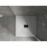 Mexen Hugo квадратен душ поддушник SMC 100 x 100 см, бял, с черно покритие - 42101010-B