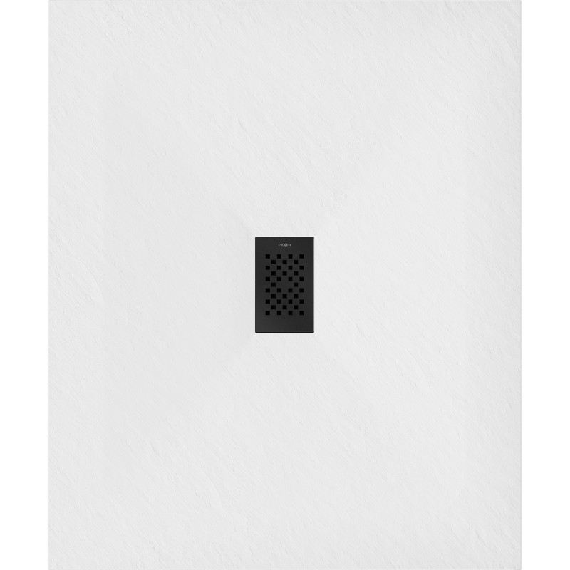Mexen Hugo правоъгълно душово корито SMC 140 x 100 cm, бяло, черен капак - 42101014-B