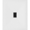 Mexen Hugo правоъгълно корито SMC 130 x 100 см, бял, черно капаче - 42101013-B
