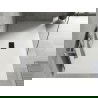 Mexen Hugo правоъгълен душ кабина SMC 200 x 100 см, бял, черна маска - 42101020-B